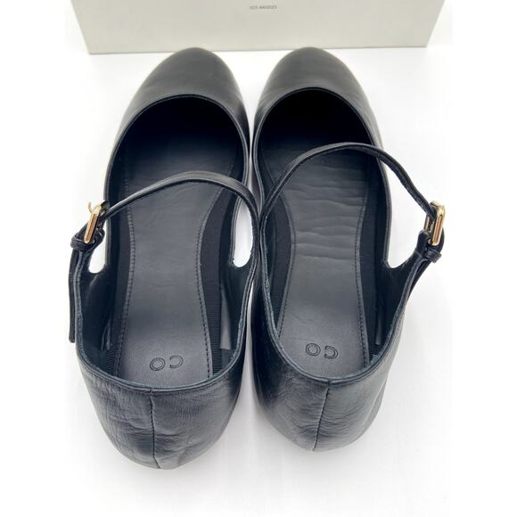 Co. Round Toe D'Orsay Flat in Black size 39.5 - Picture 10 of 14